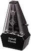 Taktell Classic  Metronome - Silver with clear cover installed.